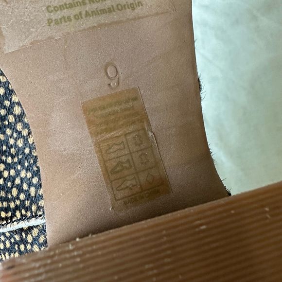 MADEWELL The Lucie Shoe in Leather Spotted Calf Hair Toffee Multi - Picture 10 of 12